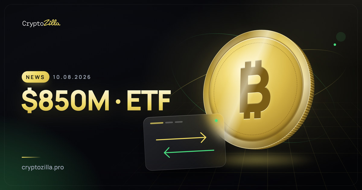 Bitcoin ETF Inflows Hit $850M in the Week After the Coldcard Hack